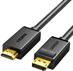 UGREEN DP101 DisplayPort - HDMI kábel FullHD 2 m (fekete) (10202)