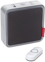 Honeywell Sonerie fara fir Honeywell Home, raza 200 m, mod silentios, lumina Halo, alb-gri (DC917NG)
