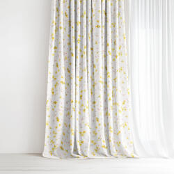 Goldea draperie decorativă valencia - flori de narcise 160x135 cm