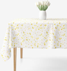 Goldea față de masă decorativă valencia - flori de narcise 100 x 100 cm Fata de masa