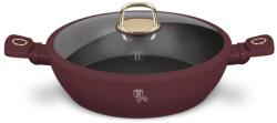 Berlinger Haus Cratita cu capac 30 cm 4, 5L Leonardo Collection Berlinger Haus BH 8039, visiniu mat, mancarea nu se lipeste, compatibila cu inductie