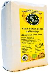 Ecomania Faina integrala din grau spelta Bio, 1kg, Ecomania