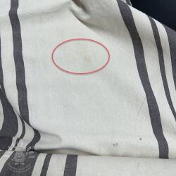  Dekorációs anyag Bernadette stripe coffee 2nd class