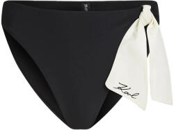 KARL LAGERFELD Bikini Bottom Karl Bow Hw Cheeky B2W46028 999 black (B2W46028 999 black) Costum de baie dama