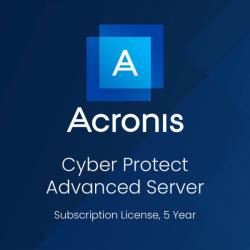 Acronis Cyber Protect Advanced Server Subscription License 5 Year (SSAAEKLOS21)