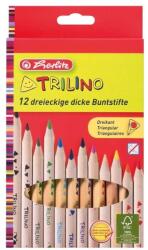 Herlitz Creioane Color Triunghiular Trilino Natur 1/1 Set 12 Herlitz (10412062)