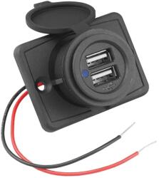 LTC Priza auto 12V/24V 2x USB 5V /2.4A 60x45x40mm LTC LXG522 (LXG522)