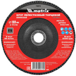 MTX P25 180xM14 legyezőtárcsa sarokcsiszolóhoz vastag (740729)