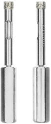 MTX 6X67 mm 2 db gyémánt fúró kerámia, csempe, üvegfúró háromszog szár (7260639)