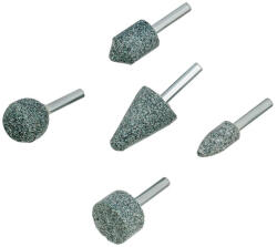 Denzel 5 db-os csiszolófej készlet (PShM) fúrógéphez, szár 6mm (760277)