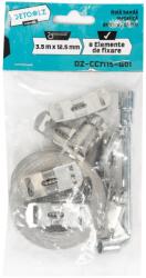 Detoolz Rola banda metalica Detoolz 3, 5 m x 12, 5 mm pentru coliere, 8 elemente (DZ-CC7115-G01)