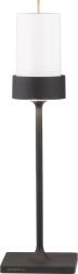 Zafferano Lampă de masă fără fir Perpetua 30, 6 cm, neagră (LD1173D3)