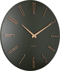 Karlsson Ceas de perete Esmerado, 60 cm, verde închis (KA6073GR)