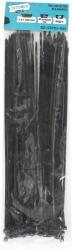 Detoolz Set 100 bride din plastic Detoolz 3, 6 x 300 mm, negre, cu protectie UV (DZ-CC7111-G01)