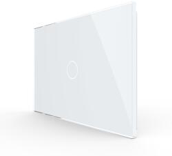 LIVOLO Panou intrerupator simplu cu touch Livolo din sticla, standard Italian - Serie noua SmartElectro IntelligentHouse (VL-P901-3W)