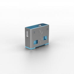 Lindy 10 USB Port Locks BLUE no Key (LY-40462) - typec