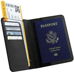 Satechi Vegan-Leather FindAll Luggage Tag - Black (ST-LFALTK)