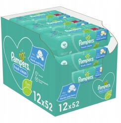 Pampers Nedves törlőkendő Pampers Fresh Clean 12 x 52 db 624 kézre és arcra (81688057)