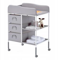 Vevor Pelenkázóasztal Bébi 3 Fiókos 100-107, 5CM Pelenkázóasztal (NBTJHSJS000045)