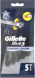 Gillette Blue 3 Мъжка самобръсначка Comfort Slalom, 5 броя