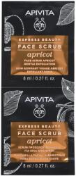 APIVITA Express Beauty Ексфолиант за лице, кайсия, 2 x 8 ml