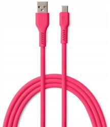 Colorum Кабел Colorum - 14975, USB-A/USB-C, 1.8 m, магента (14975)