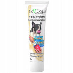 LoviPet Lovi Dog Premium Snack Pate With Insect Proteins - pateu pentru câini în tub, cu ficat, proteine din insecte și vitamine, 90 g
