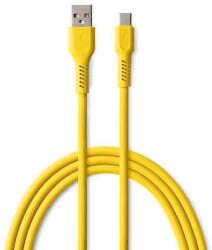 Colorum Кабел Colorum - 14977, USB-A/USB-C, 1.8 m, жълт (14977)
