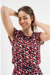 BUDMIL Nyári ruha Női XL s. kék-piros (5996408919660)