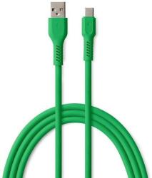 Colorum Кабел Colorum - 14976, USB-C/USB-A, 1.8 m, зелен (14976)