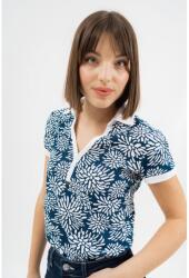 BUDMIL Galléros póló Női XXL s. kék-fehér (5996408913002)