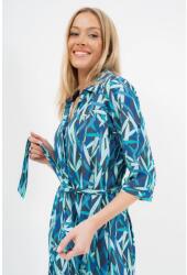 BUDMIL Hosszú ingruha Női XL s. kék mintás (5996408906127)