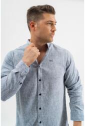 BUDMIL Modern fit hosszú ujjú ing Férfi L v. kék (5996408899559)
