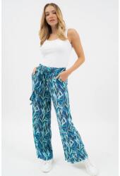 BUDMIL Bőszárú hosszúnadrág Női XL s. kék mintás (5996408906660)