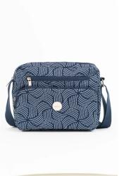 BUDMIL Oldaltáska Női v12 sötétkék-fehér (5996408918946)