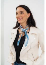 BUDMIL Pliszírozott kendő Női bézs-kék (5996408910216)