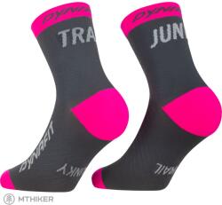 Dynafit TRAIL MID SK zoknik, cinder/pink glo (EU 43-46)