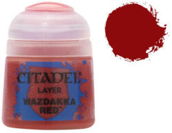 Games Workshop Citadel festék Layer: Wazdakka red 12 ml (22-07)