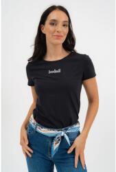 BUDMIL Nyomott mintás póló Női L fekete (5996408912234)