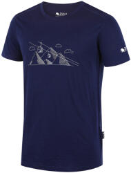 Zulu Merino 160 Short Cabelway Comfy férfi póló S / kék