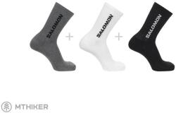 Salomon EVERYDAY zokni, 3 pár, fekete/fehér (M)