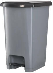 PLANET Pedálos Slim szemetes Fekete-szürke 25L (UP401)