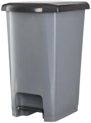 PLANET Pedálos Slim szemetes Fekete-szürke 40L (UP402)