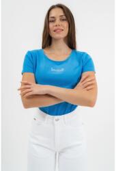 BUDMIL Karcsúsított nyomott mintás póló Női XXL v. kék (5996408911893)