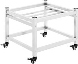 Royal Catering Rozsdamentes acél kocsi - sörfőző gépekhez és tartályokhoz - 45 x 45 cm - 150 kg (RCBM-46X46)