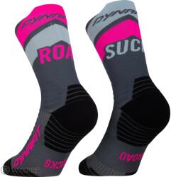 Dynafit ULTRA CREW SK zoknik, cinder/pink glo (EU 35-38)