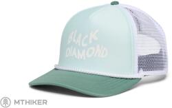 Black Diamond FLAT BILL TRUCKER baseball sapka, foam green/laurel green/white black diamond