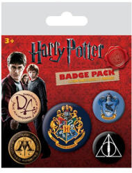  Harry Potter - Hogwarts kitűző szett (5 db)