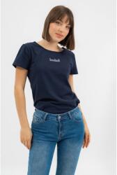 BUDMIL Karcsúsított nyomott mintás póló Női M s. kék (5996408912166)