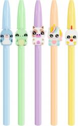 BIC Pix BIC cu figurina Cristal Figurines, diverse culori, cerneala albastru 303755